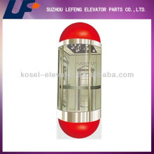 Capsule Sightseeing Elevator/Full View Panoramic Elevator/VVVF Glass Panoramic Elevator